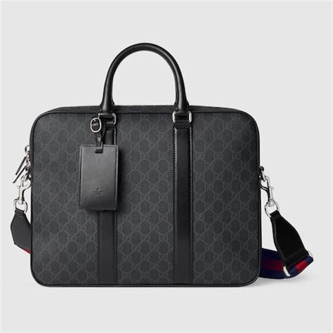 GG briefcase with shoulder strap 